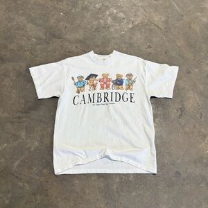 Vintage Cambridge English Teddy Bear Company Tee